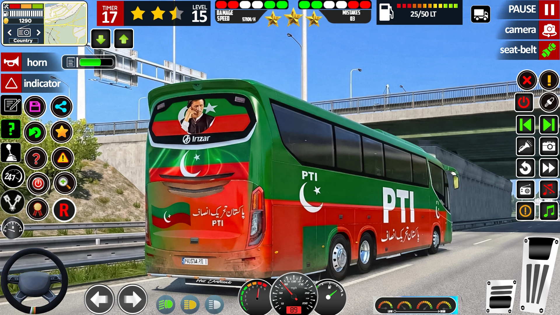 Imran Khan Election Bus Game screenshot